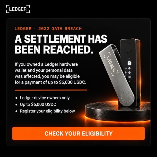 Ledger settlement reached